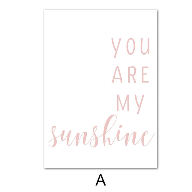 You are my Sunshine / Rainbow Canvas