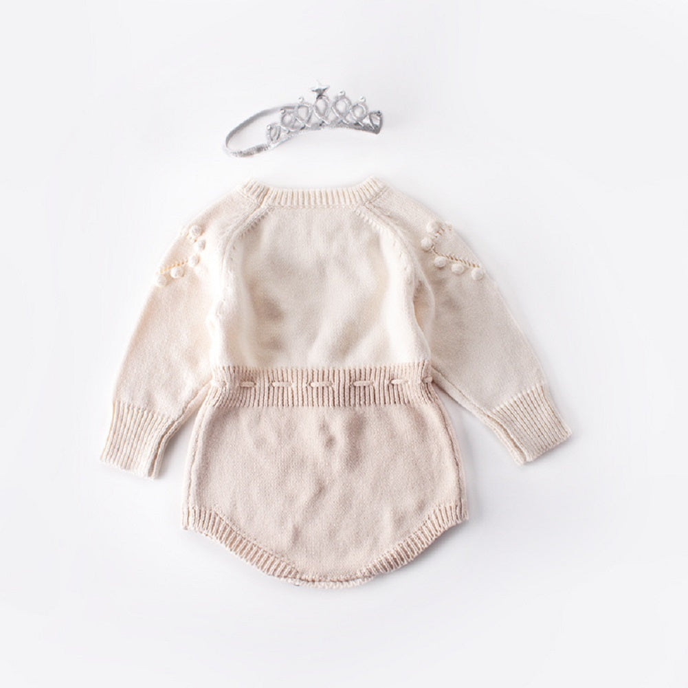 Knitted Love Heart Romper