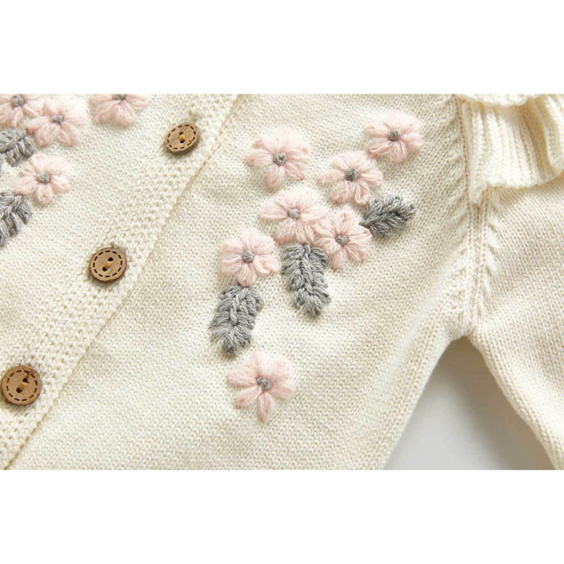 Knitted Botanic Cardigan / Botanic Braces Romper