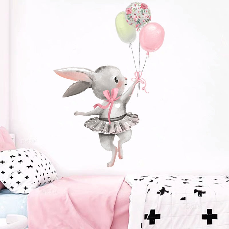 Cute Bunny Wall Stickers