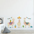 Cartoon Llama Wall Stickers