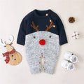 Rudolph Reindeer Knit Romper
