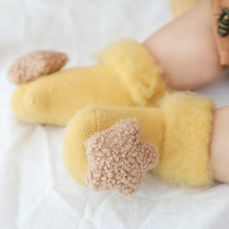 Heart/Star Fluffy Socks