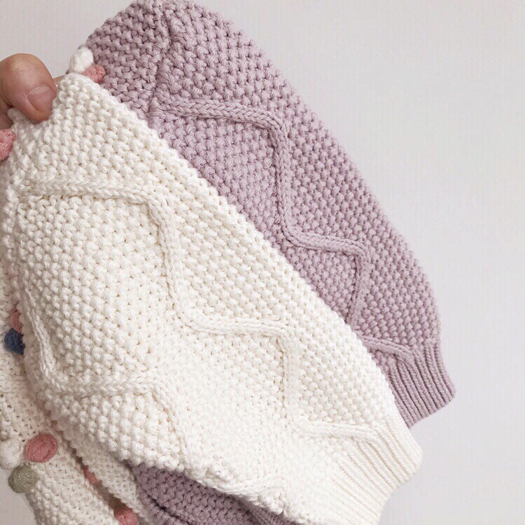 Pom Pom Trio Cardigan