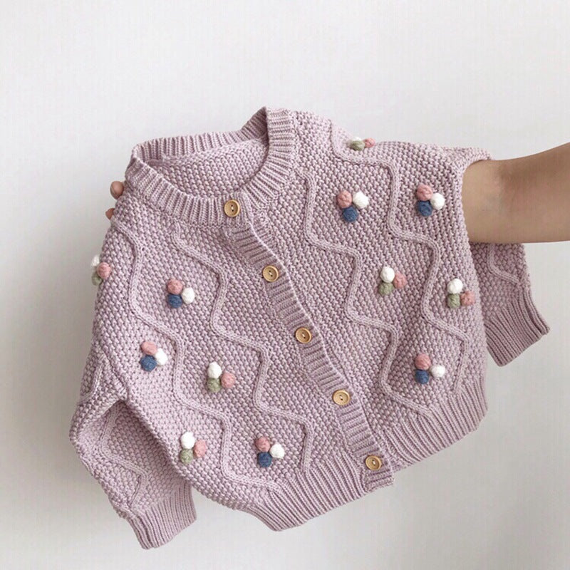 Pom Pom Trio Cardigan