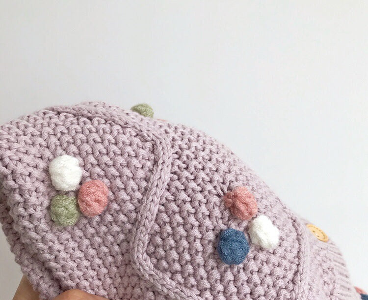 Pom Pom Trio Cardigan