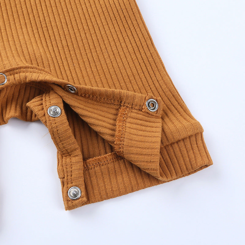 Personalised Embroidered Ribbed Romper