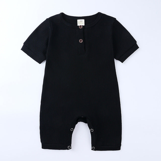 Personalised Embroidered Ribbed Romper