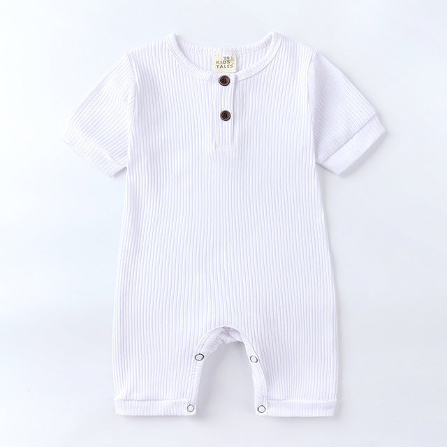 Personalised Embroidered Ribbed Romper