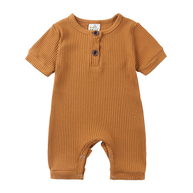 Personalised Embroidered Ribbed Romper